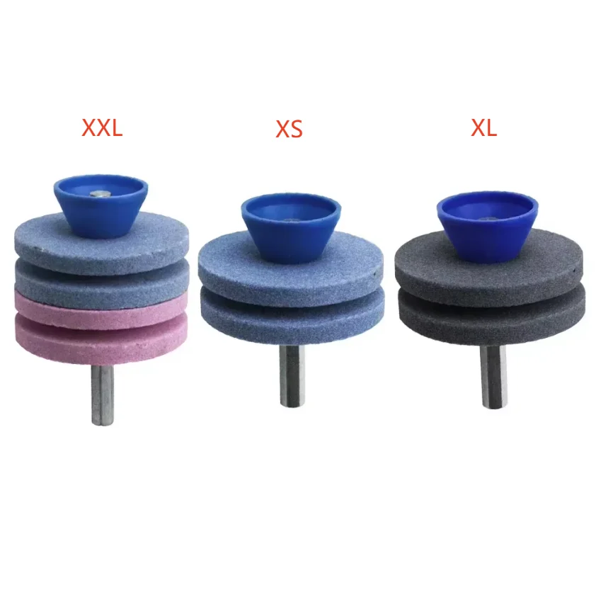 1pc Sharpener Double-layer/Four-layer Lawn Mower Sharpener Grinding Wheel Whetstone Wear-resistant Industrial Grinding Head