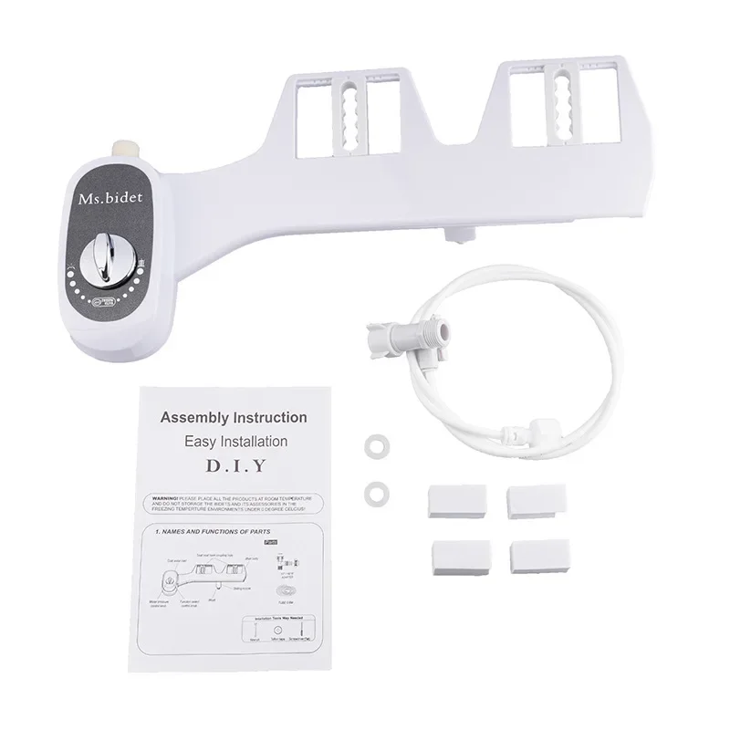 超薄型ビデアタッチメント,便座,冷水,シングルノズル,調整可能な水圧,非電気噴霧器