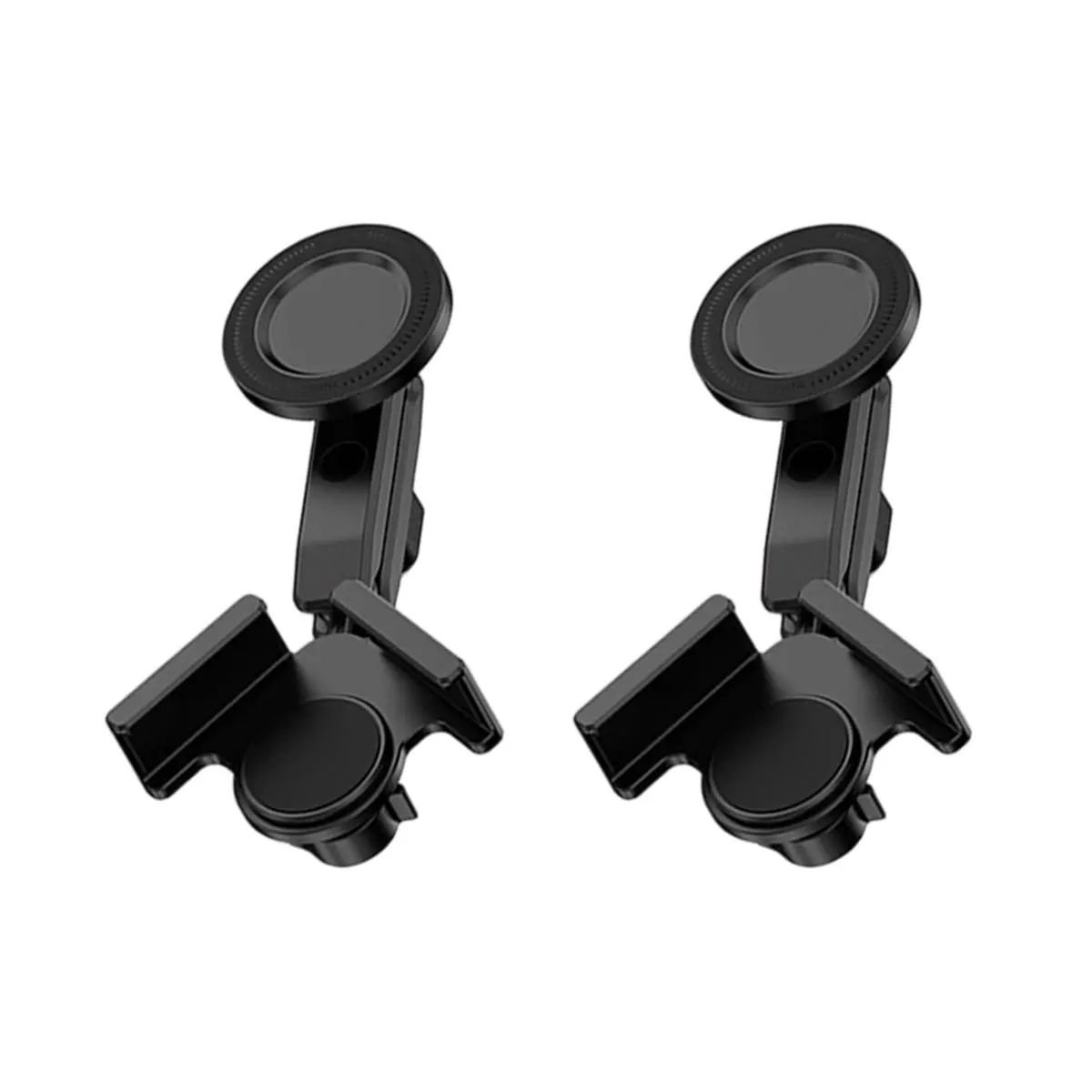 DT89 NEW 2pcs SK28 Car Phone Holder for Screen Magnetic Rotating Foldable Mount Dashboard Rearview Display Stand