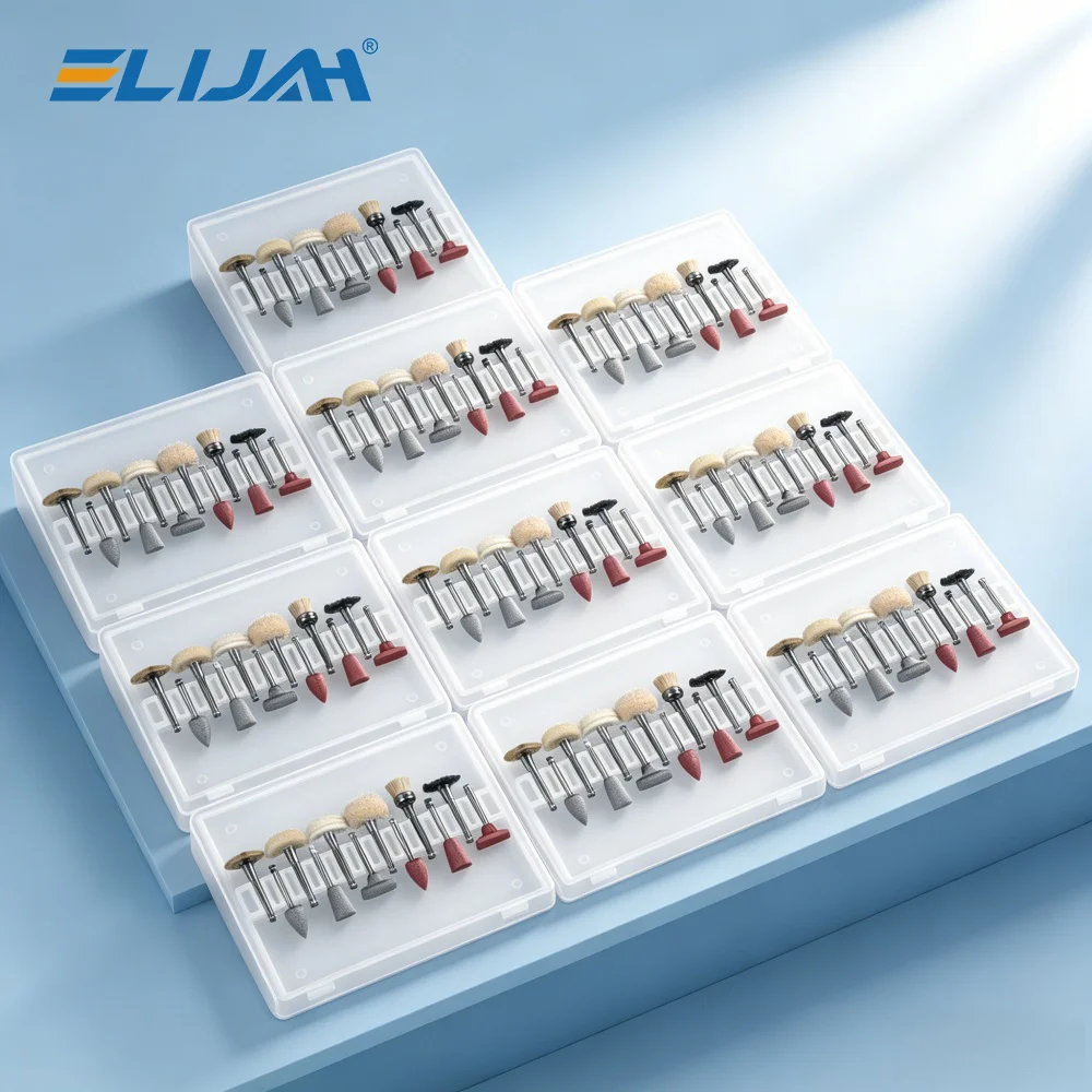 

Набор для полировки зубов ELIJAH, 120 шт./10 коробок, RA 2.35 мм, для низкоскоростных наконечников, инструменты для полировки зубов, ногтей и фарфора, стоматологические расходные материалы