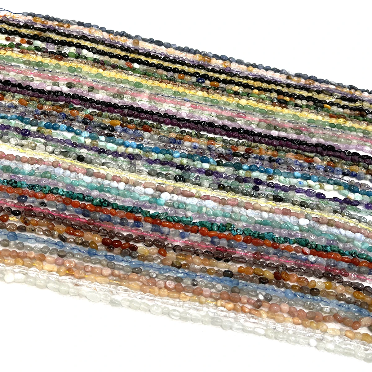 Natural Stone Beaded String 3-5mm Exquisite Crystal Quartz Agate Beads For Jewelry Making DIY Charms Necklace Accessory Strand