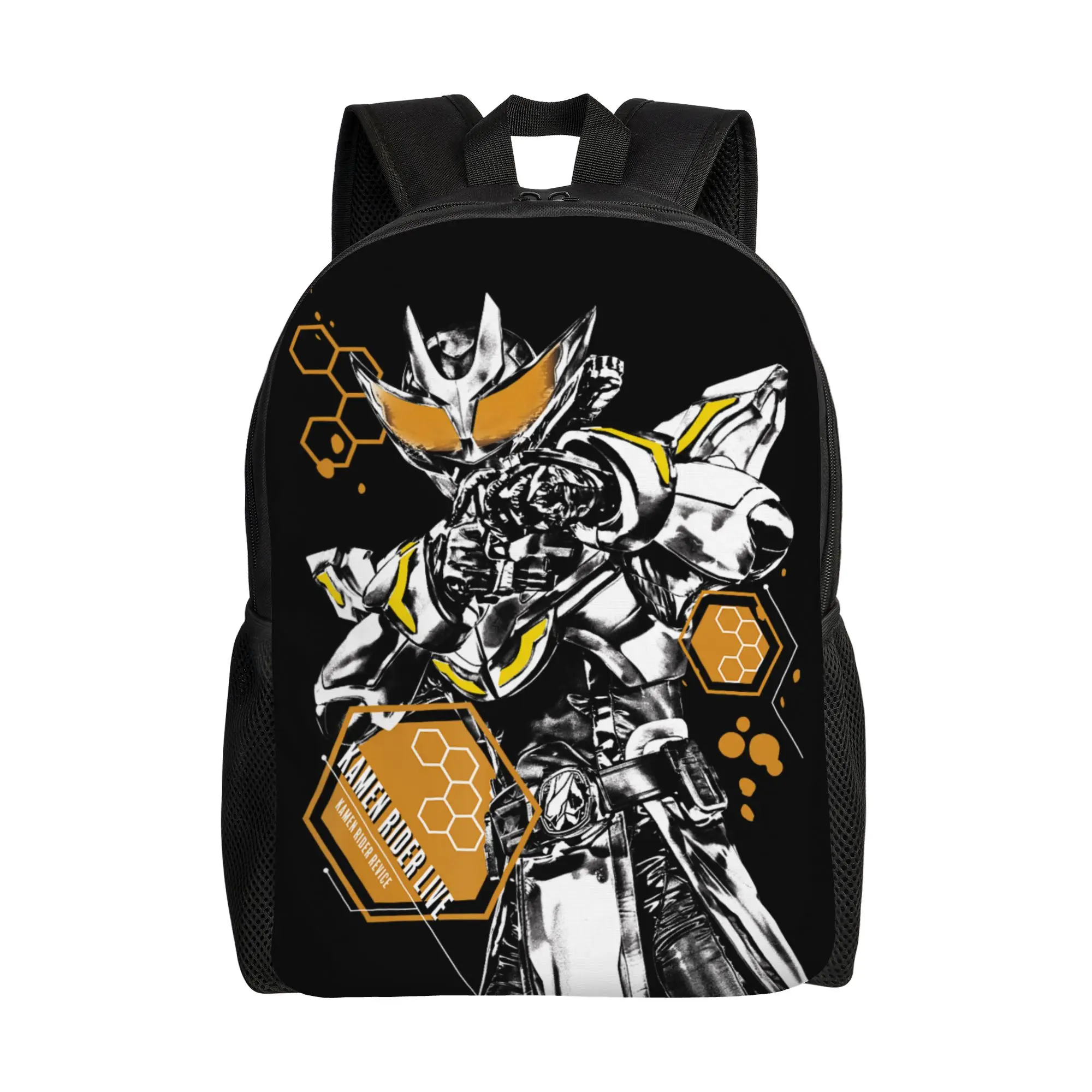 Bandai backpacks Kamen Rider Live Daypack  mochila Classic Campus Zipper Closure Rucksack
