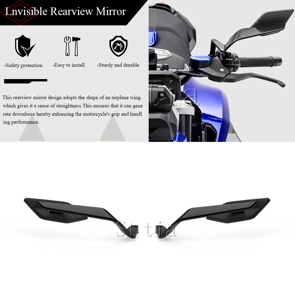 

New Motorcycle Anti-Glare Rearview Mirror 360° Adjustable Rear View Mirror For BMW R1300R R1300 R R 1300R 2025 2026