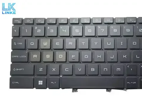 Per Key RGB Backlit US UK FR GR SP RU IT Keyboard For MSI Raider GE68 HX 13V 13VF 13VG 14V 14VIG 14VHG 14VFG 14VGG English US