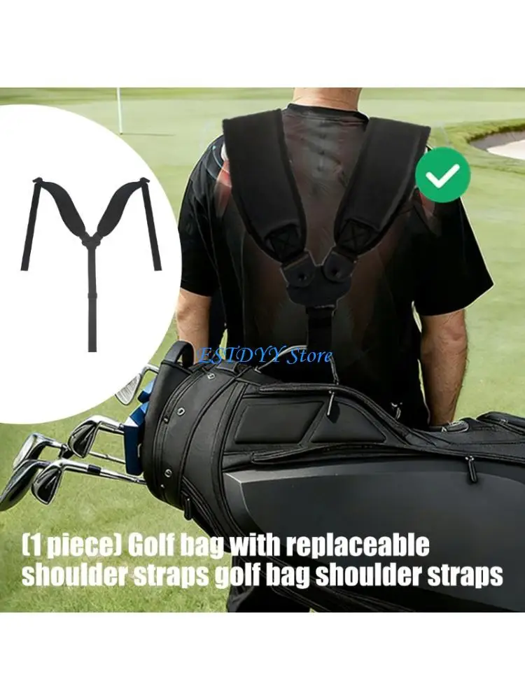 G6DE Multifunctional Polyester Golf Bag Shoulder Strap Replacement Straps for Easy Adjustment and Enhanced Durability