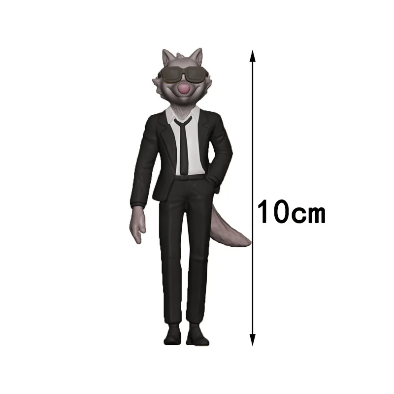 Nuevo Set de 6 Figuras de Acción de Los Chicos Malos, Juguetes Kawaii de Lobo, Piraña, Serpiente, Tiburón, Tarántula, Muñecos de Anime de PVC, Regalo de Cumpleaños