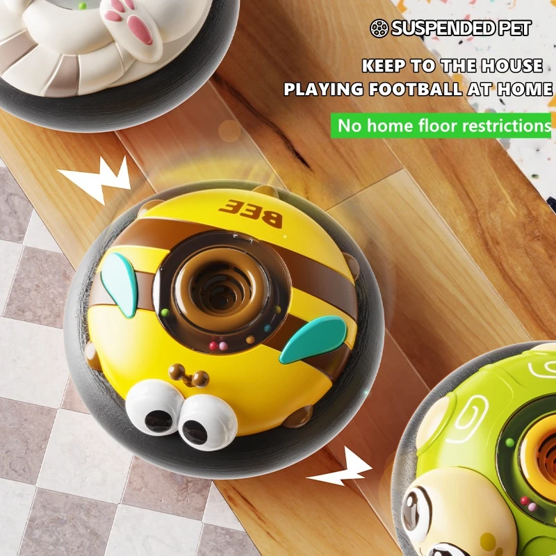 Jouet de Football suspendu pour enfants, Style Animal de dessin animé avec son et lumière intérieure, jeu éducatif d'interaction sportive