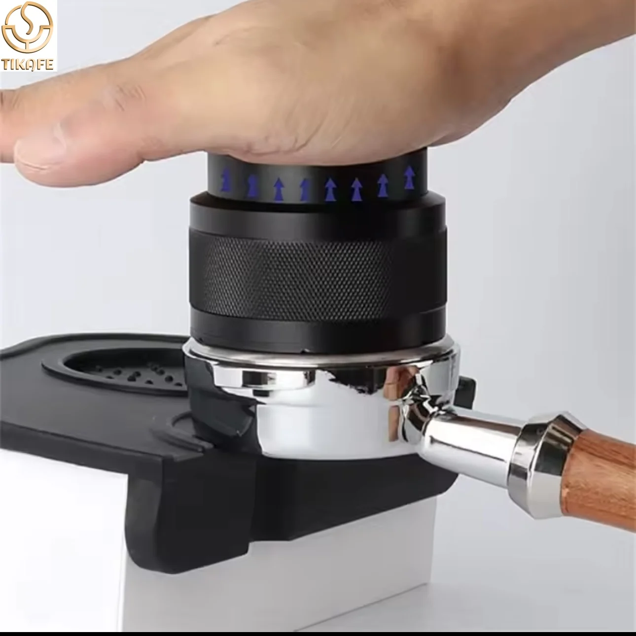 

51/53/58mm Espresso Coffee Tamper Spring Loaded Coffee Tampers with Stainless Steel Base Fits Breville/Delonghi Universal Used