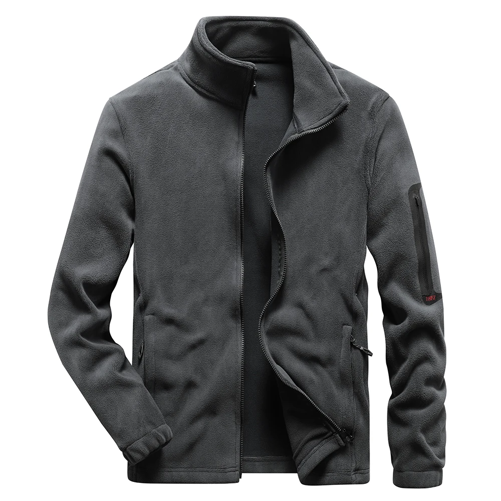 8XL Plus Size Men 2022 Spring Outwear Thick Warm Fleece Jacket Coat Men Winter Casual Outfits Soft Tactical Army Jacket Men