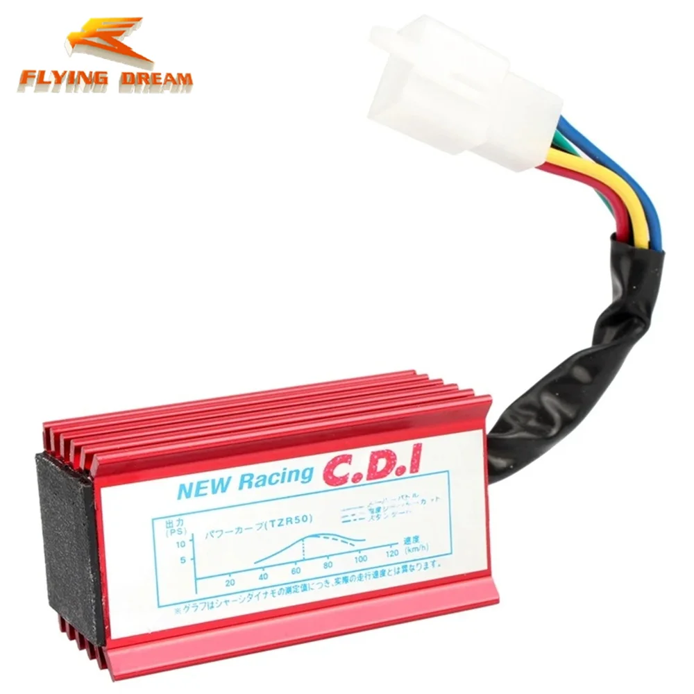 High Performance 5 Pin AC CDI Ignition Box For Motorcycle ATV 50cc 110cc 125cc 150cc 160cc Engine Parts CNC Upgraded view 5