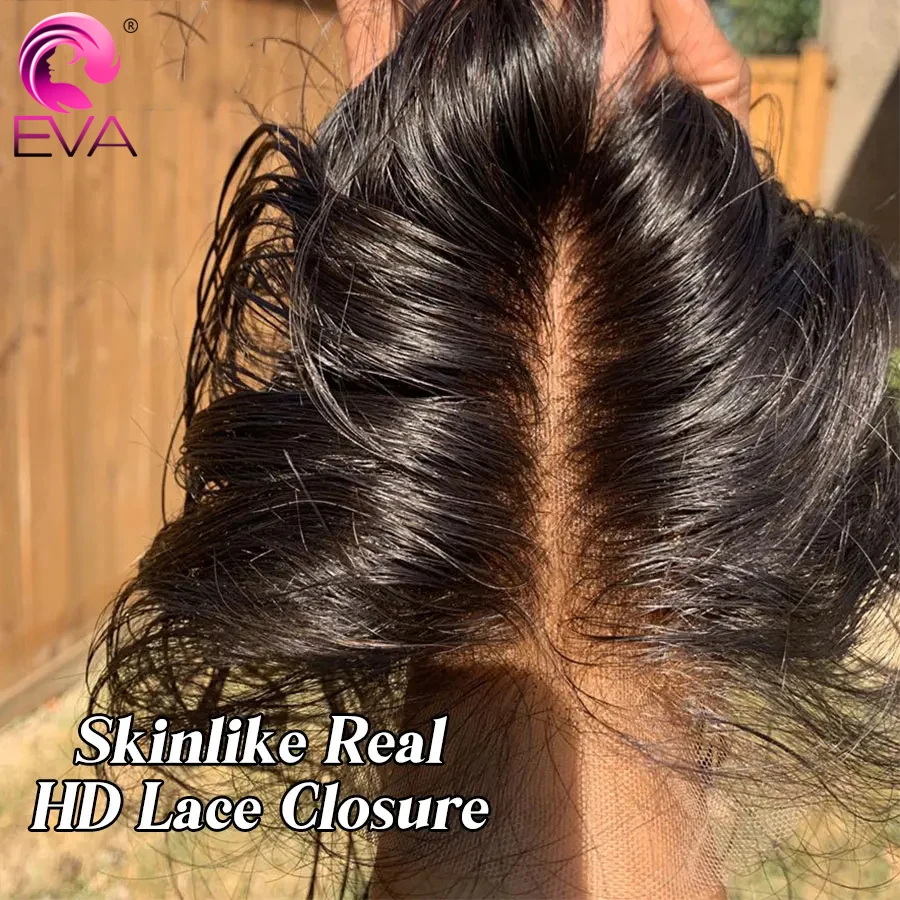 

Eva Hair HD 13x6 13x4 Lace Frontal Straight Pre Plucked 5x5 6x6 9x6 Full HD Lace Closures Only Vietnamese Raw Human Hair Closure