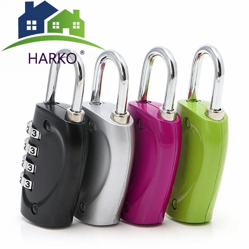 2022 New Arrival US304 4 Dial Digit Password Lock Combination Suitcase Luggage Metal Code Password Lock Padlock