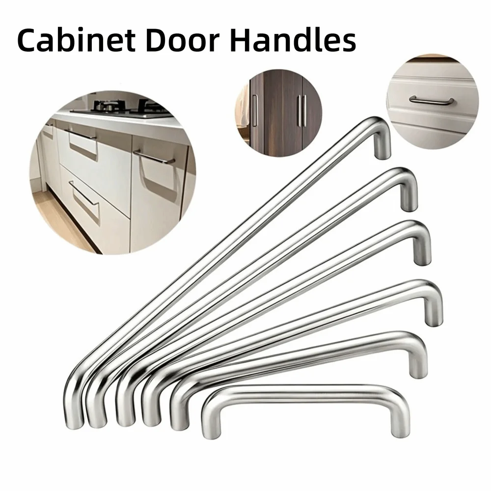 Solid Brass Cabinet Door Handles Bright Silver Finish Brushed Copper Finish Wardrobe Door Pulls Surface Mounted