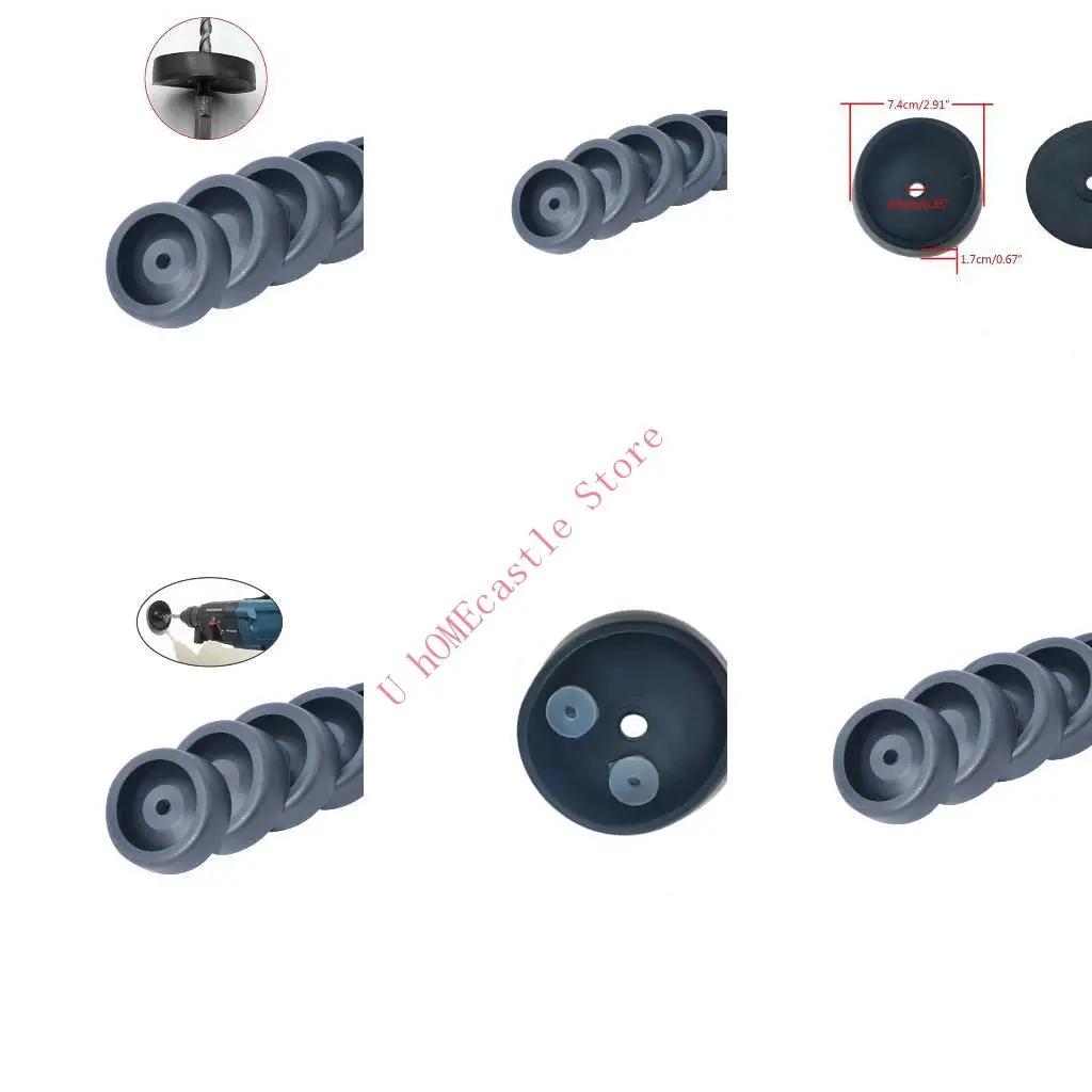63HF 5Pcs/set Dust Removal Connector Electric Hammer Drill Accessory Dust Collection