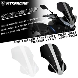 MTKRACING Windshield For YAMAHA TRACER 700 /GT Motorcycle Parts Front Windshield Acrylic Wind Shield Screen Deflectors