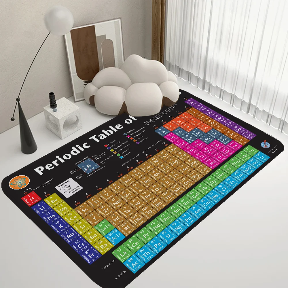 Periodic Table of Elements Kitchen Mat Cheaper Anti-slip Modern Living Room Balcony Printed Modern Home Decor