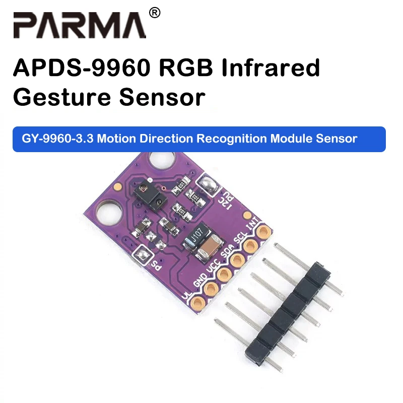 GY-9960-3.3 APDS-9960 RGB Infrared Gesture Sensing Motion Direction Recognition Module Sensor