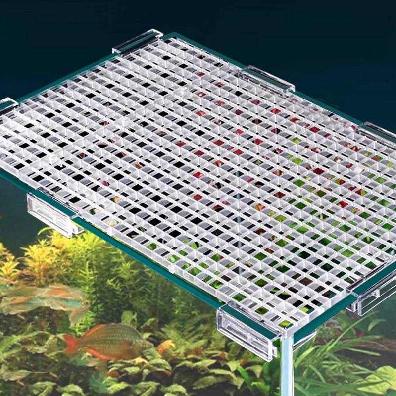 Fish Tank Isolation Plate Upper Cover Net Bottom Filter Grid Bracket Filter Plate Divider Plate Aquarium Cover Plate Accessories