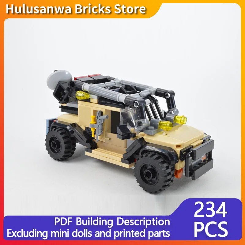 

Популярная киномодель MOC, строительные кирпичи, специальный автомобиль для фильмов, модульные технологии, подарки, праздник, сборка, детские игрушки, костюм