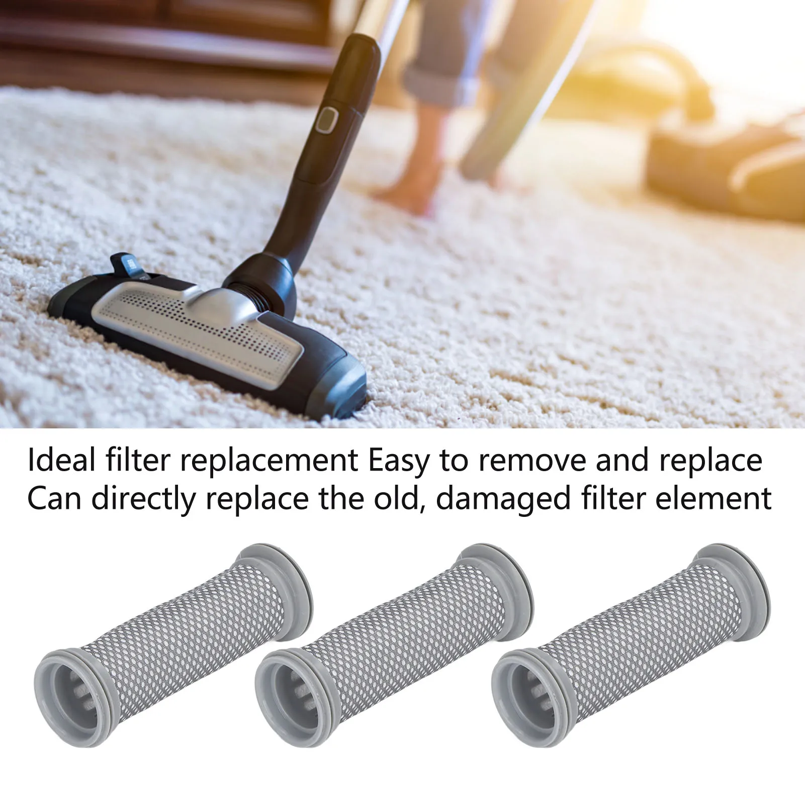 3 шт., замена предварительного фильтра для Tineco PURE ONE X, фильтр для пылесоса, заменяет детали, замена предварительного фильтра для пылесоса