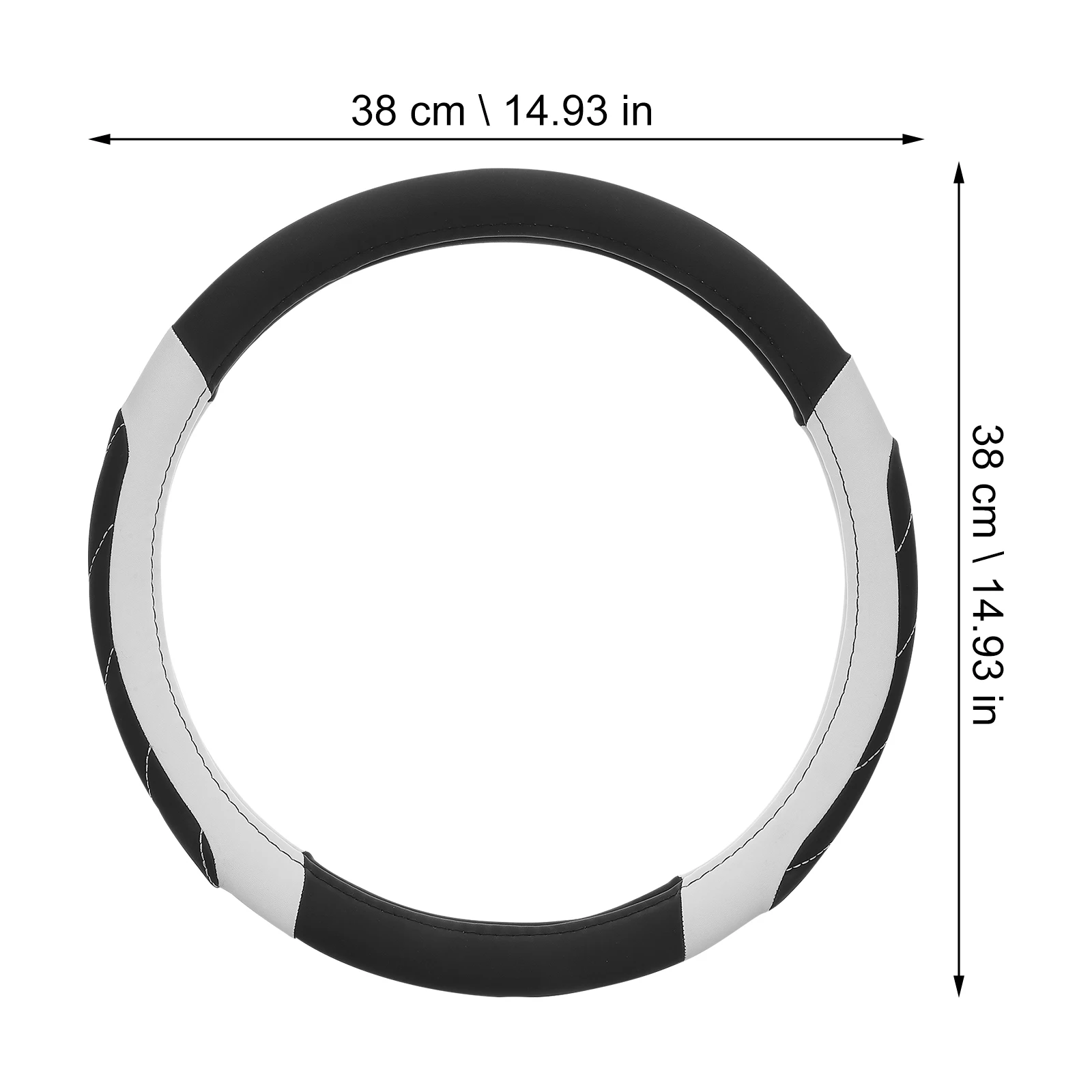 

Steering Wheel Cover Microfiber Black Color Fits Most Cars Universal Season Protection Car Accessories