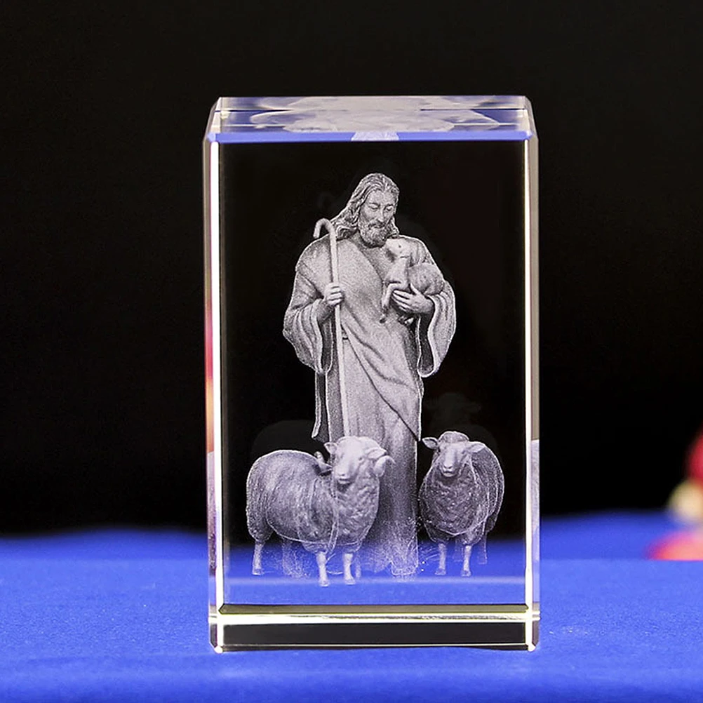 

Crystal Jesus Decoration Ideal Bedroom Living Room Dining Hall Decor Stylish Creative Holiday Gift Stylish Crystal Jesus