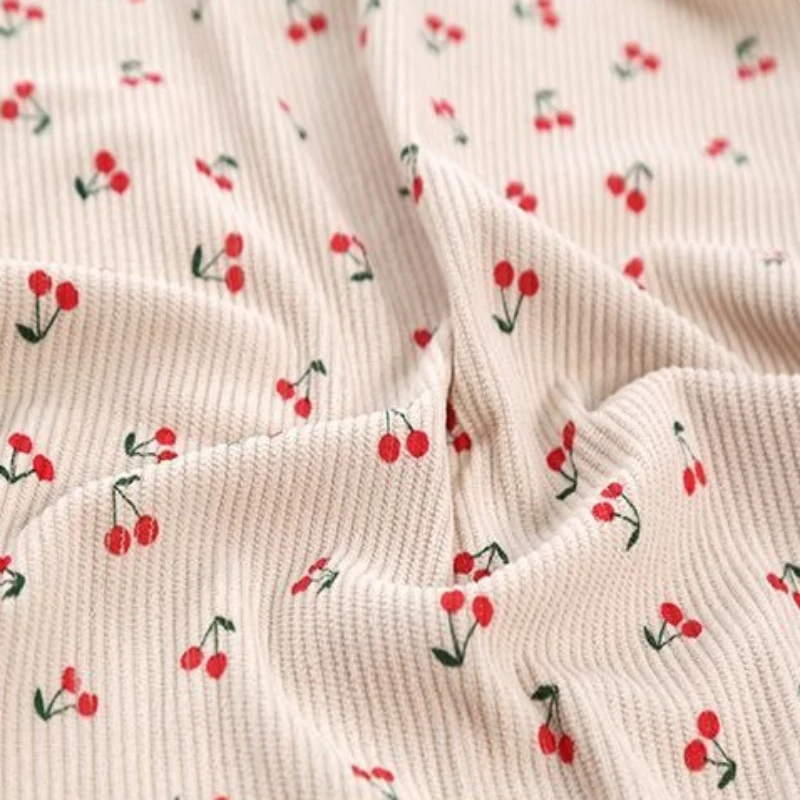 

Corduroy Overcoat Home Sewing Fabric Keep Warm Sweater Textile Soft Wrinkle Resistant for Pants Autumn Winter Crafts Materials