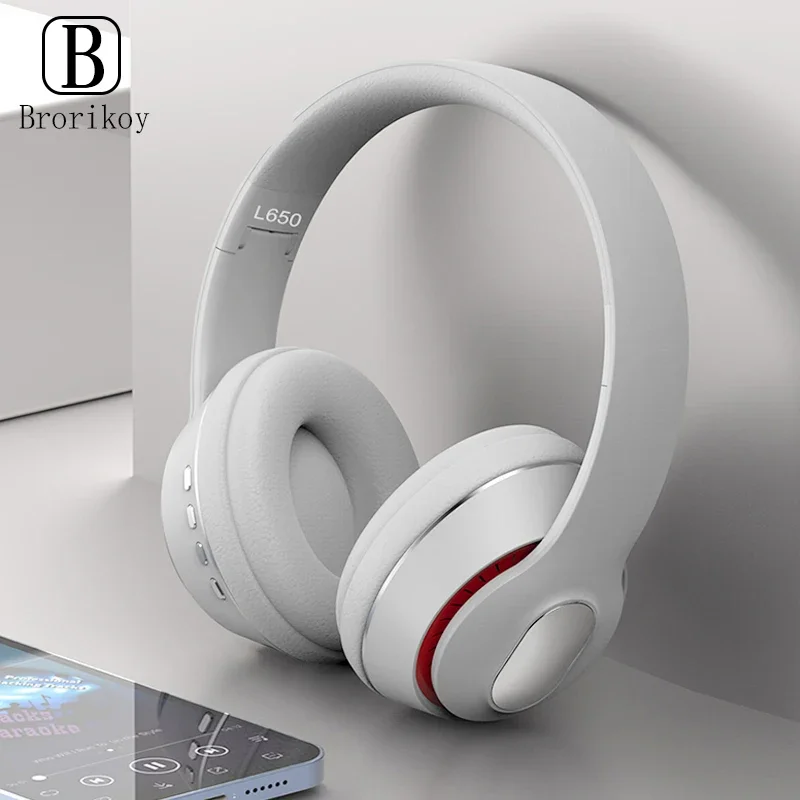 

Беспроводные Bluetooth-наушники с объемным 9D-звуком, складные, с глубокими басами, накладные, с микрофоном, для музыки и игр, отличный подарок