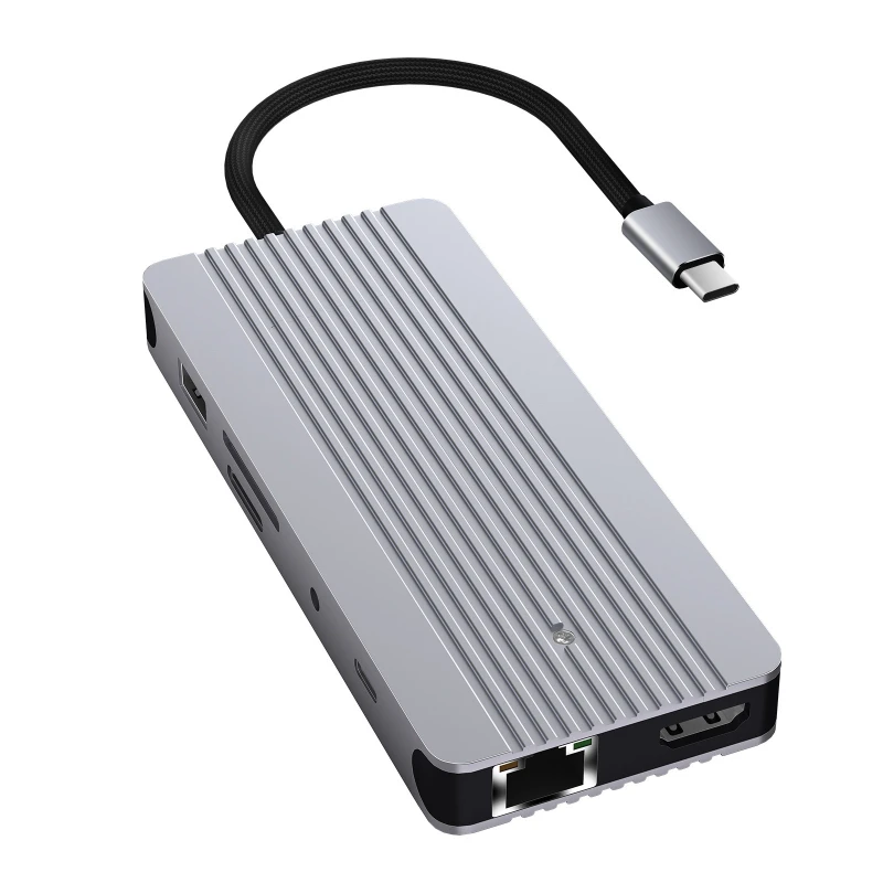 

12 in 1 hard drive case docking station usb expander multifunction hub usb hub 10G