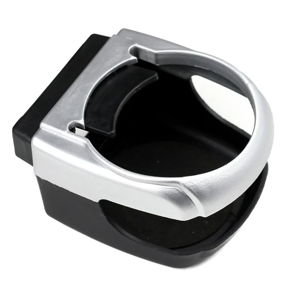 

Car Cup Holder Universal Plastic Beverage Rack for Vehicle Water Bottle Silver Color Long Term Use Safe Durable Fits Any Size