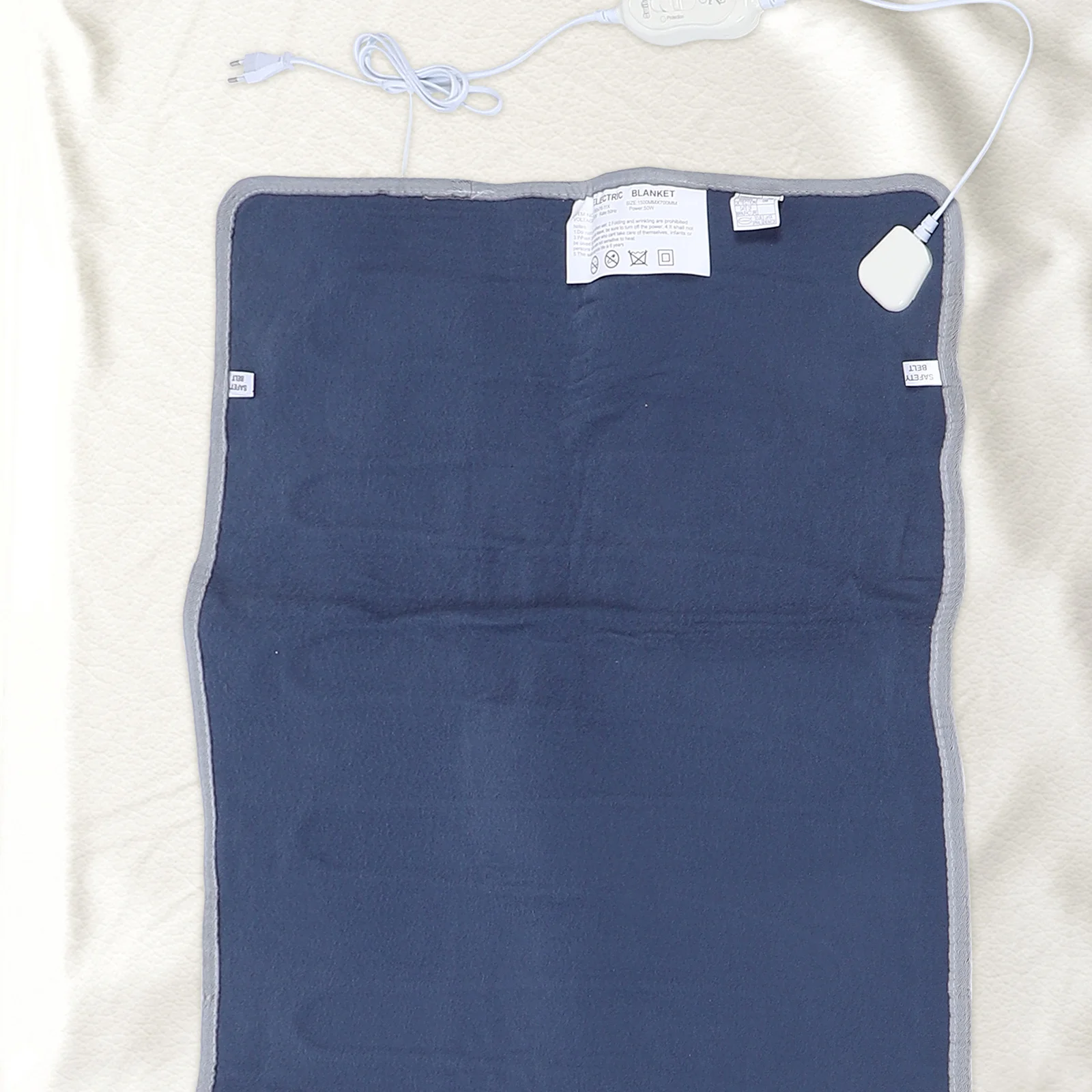 

Электрическое одеяло для односпальной кровати, мягкое, регулируемое, согревающее, с вилкой стандарта ЕС, многоразовое, фланелевое, с подогревом, для зимы