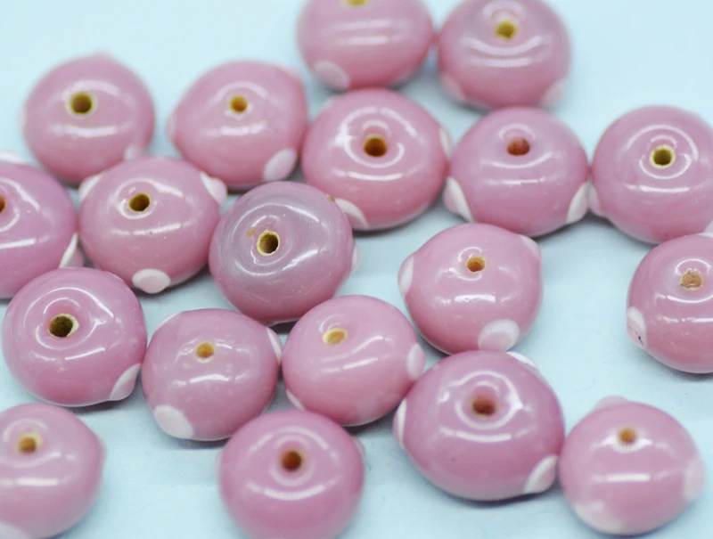 At last  ! 260PCS. 9X12MM handmade Italian glass beads