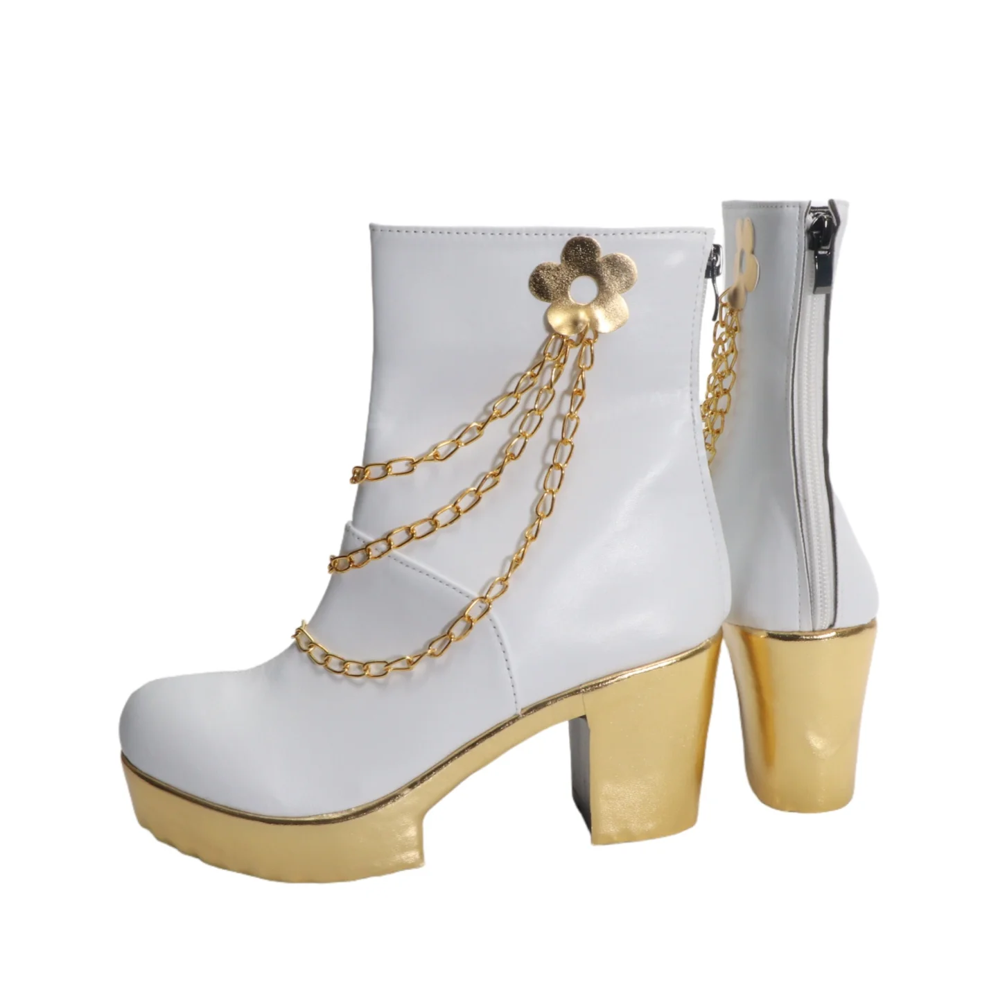 Anime Demon Hunters Mira Scarpe Cosplay Stivali KPOP Huntrix Scarpe da performance sul palco per donna Uomo Halloween Carnevale Festa Propss