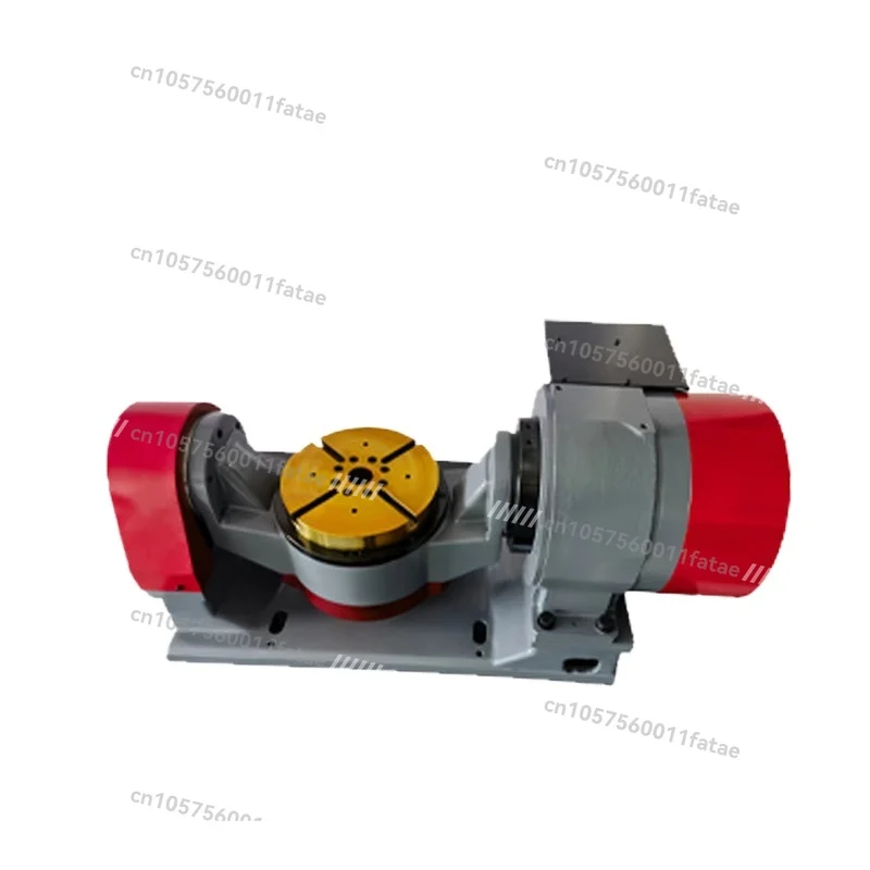Cradle Five-axis Turntable, Disk Surface 250mm, CNC Machining Center Oil Brake Can Be Heavy Cutting