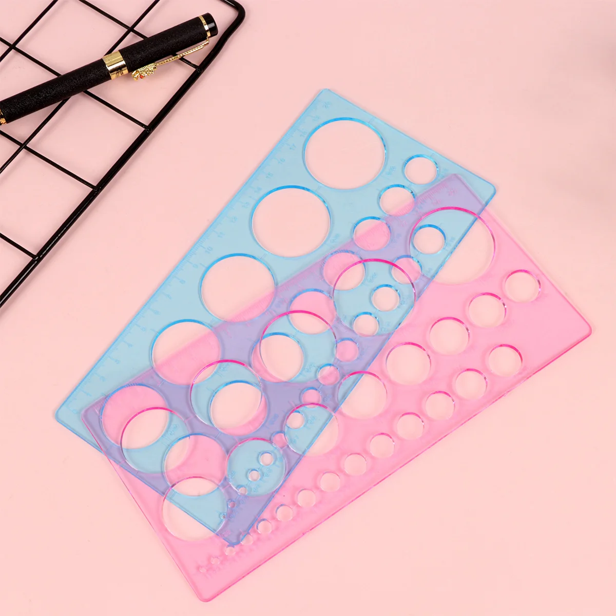

8 Pcs Drawing Ruler Random Color for Student Straight Quilled Paper Accurate Practical