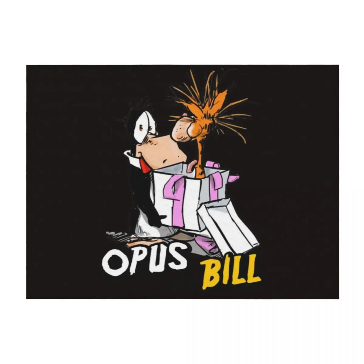 

Bill and Opus Throw Blanket anime Custom Furry heavy to sleep Blankets
