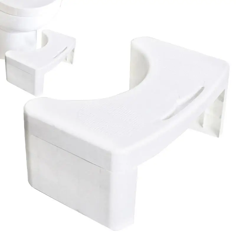 

Toilet Squat Stool Non-Slip Poop Stool Portable Toilet Foot Stool Anti-slip Squatting Toilet Potty Step Stool Poop Stool With