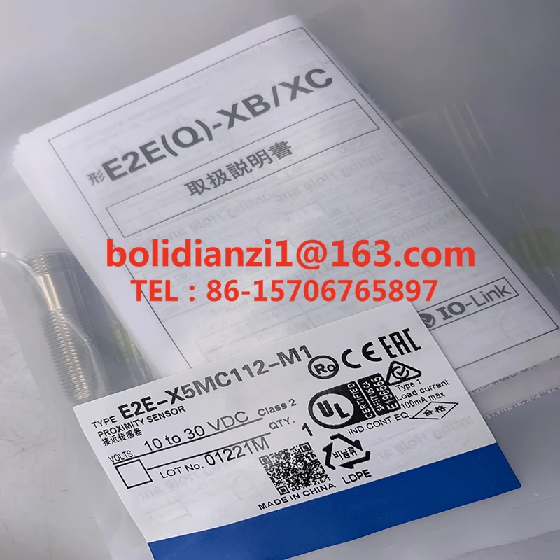 E2E-X5MC112-M1 Em estoque Interruptor de proximidade cilíndrico