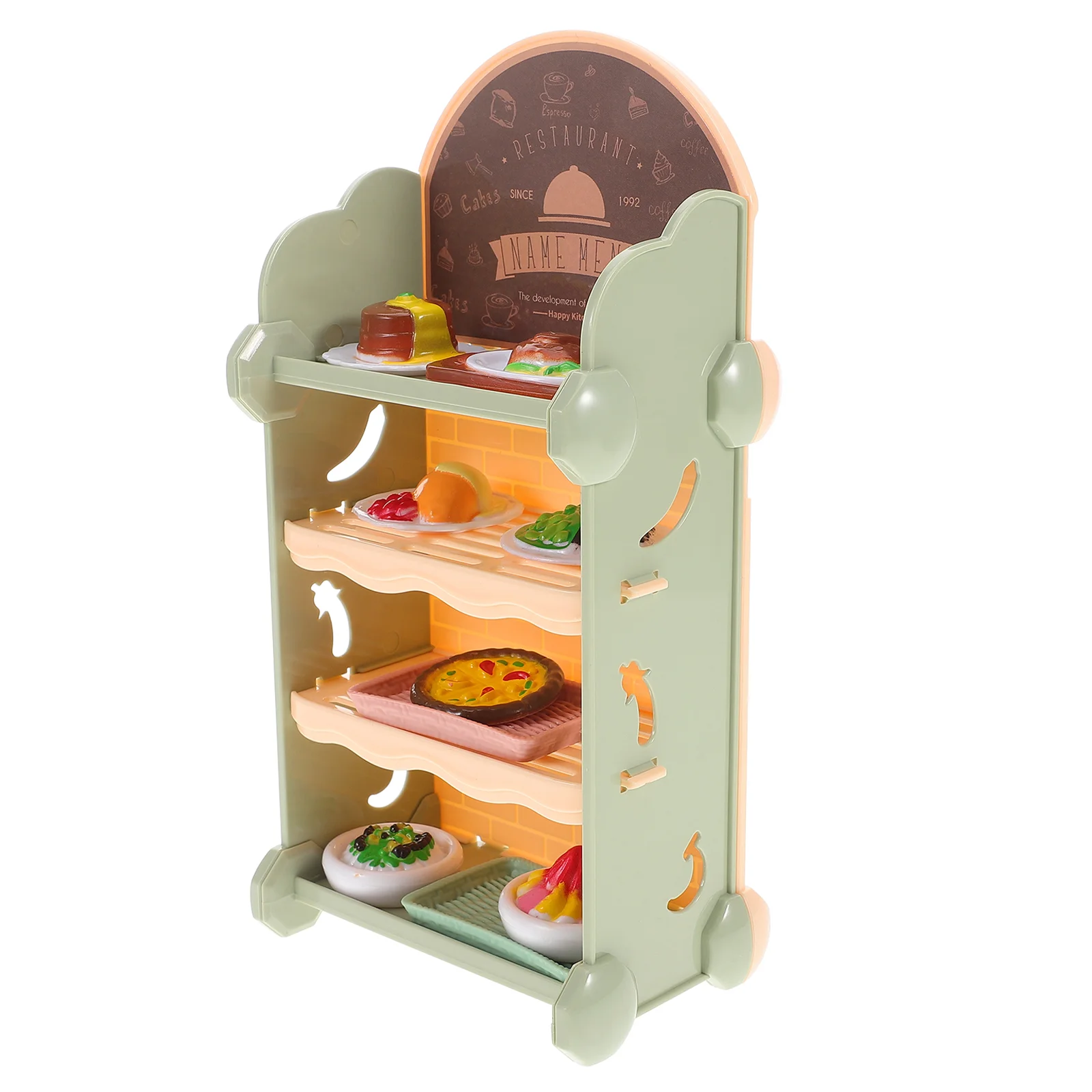 Simulation Food Toy Dollhouse Kitchen Furniture Supermarket Playset for Kids Toddler