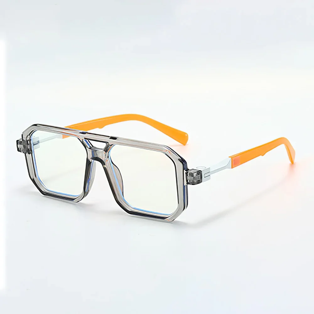 Lekka ramka blokujące niebieskie okulary przezroczyste czarne okulary optyczne kobiety mężczyźni kwadratowe okulary blokujące okulary okulary