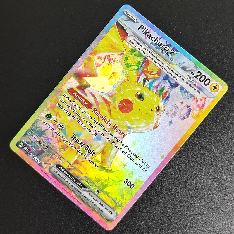 لتقوم بها بنفسك بطاقة جمع البويمون فويل الوكيل الإنجليزية Gengari Rayquaza Vmax Giratian Lugia V Mew Latias Latios Pikachu EX بطاقات التداول