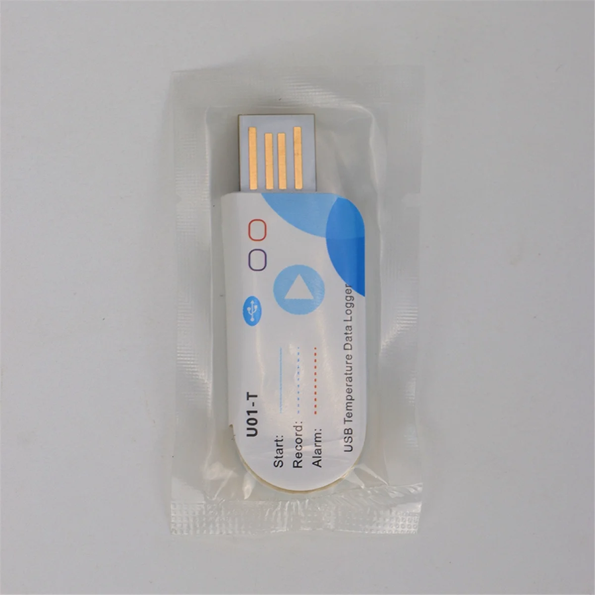 USB Temperature Data Logger Temperature Recorder with 14400 Points 60 Days Disposable for Cold Chain Transport