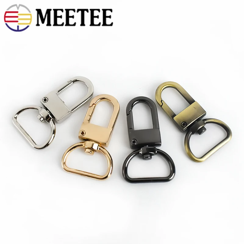 5/10/30Pcs 20mm Metal Bag Buckle Dog Collar Swivel Clasp Trigger Snap Hooks Key Chain Buckles Hanger DIY Sewing Accessories