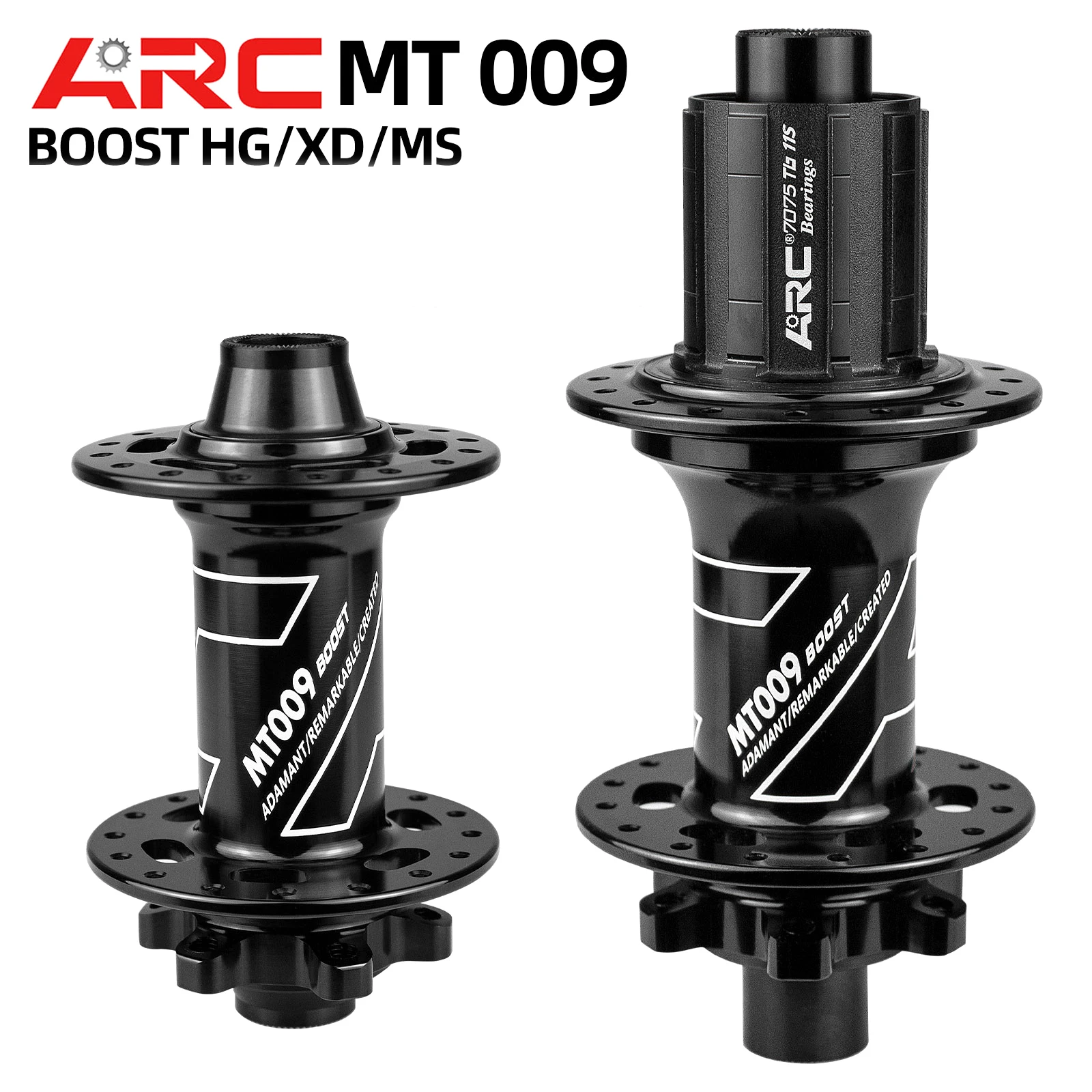 ARC MT009 6 Pawls 4 Bearings MTB Bicycle Hub 3 Teeth Front 15x110 Rear 12x148 Boost For K7 Micro Spline HG 8 9 10 11 12S Srm XD