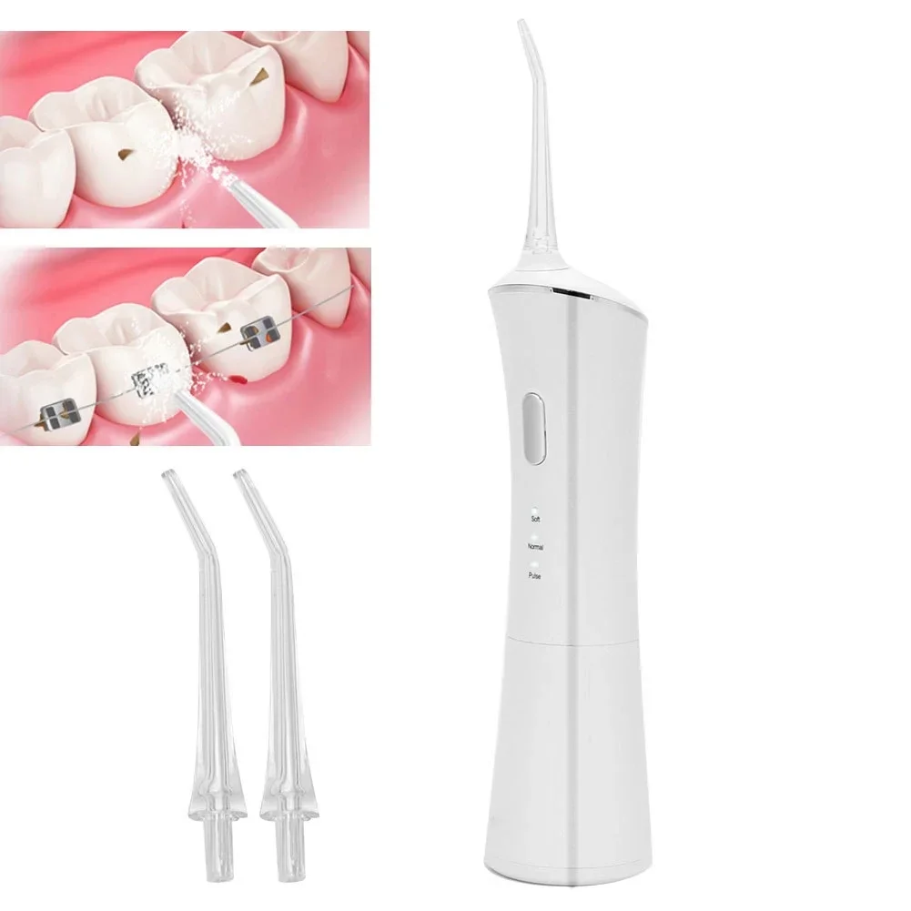 

Electric Oral Irrigator Water Flosser Teeth Cleaning Device Portable Rechargeable