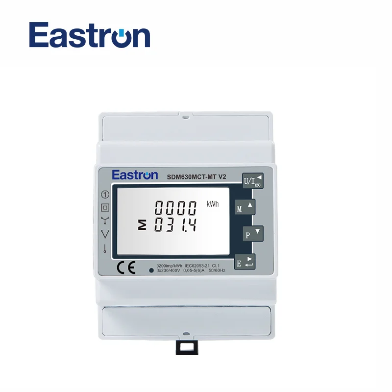 

SDM630MCT-MT,non-MID 1/5A CT connected Mutli Function Four Module Three Phase Digital Din Rail Power Meter,RS485 port Modbus RTU