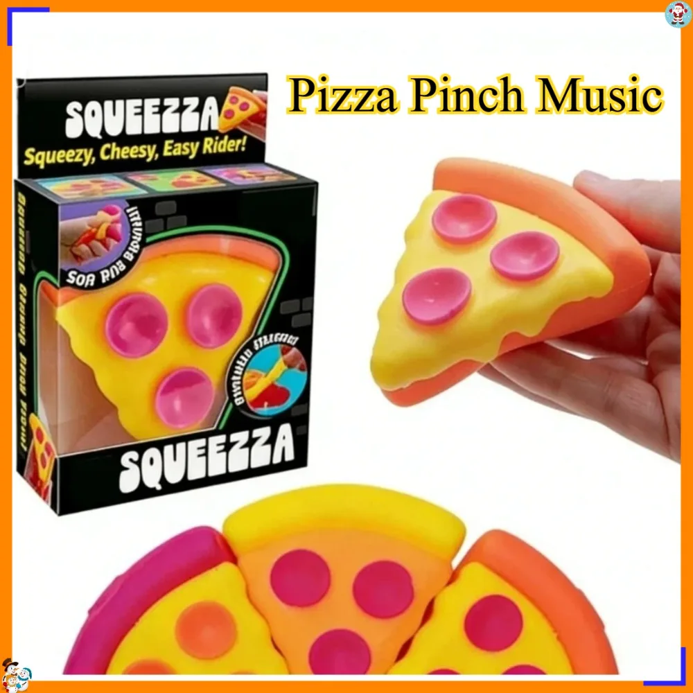 

Schylling Needoh pizza Stress Relief Squishy Cube Sensory Fidget Cube Anti-Anxiety Squeeze Object For Focus ADHD blind box gift