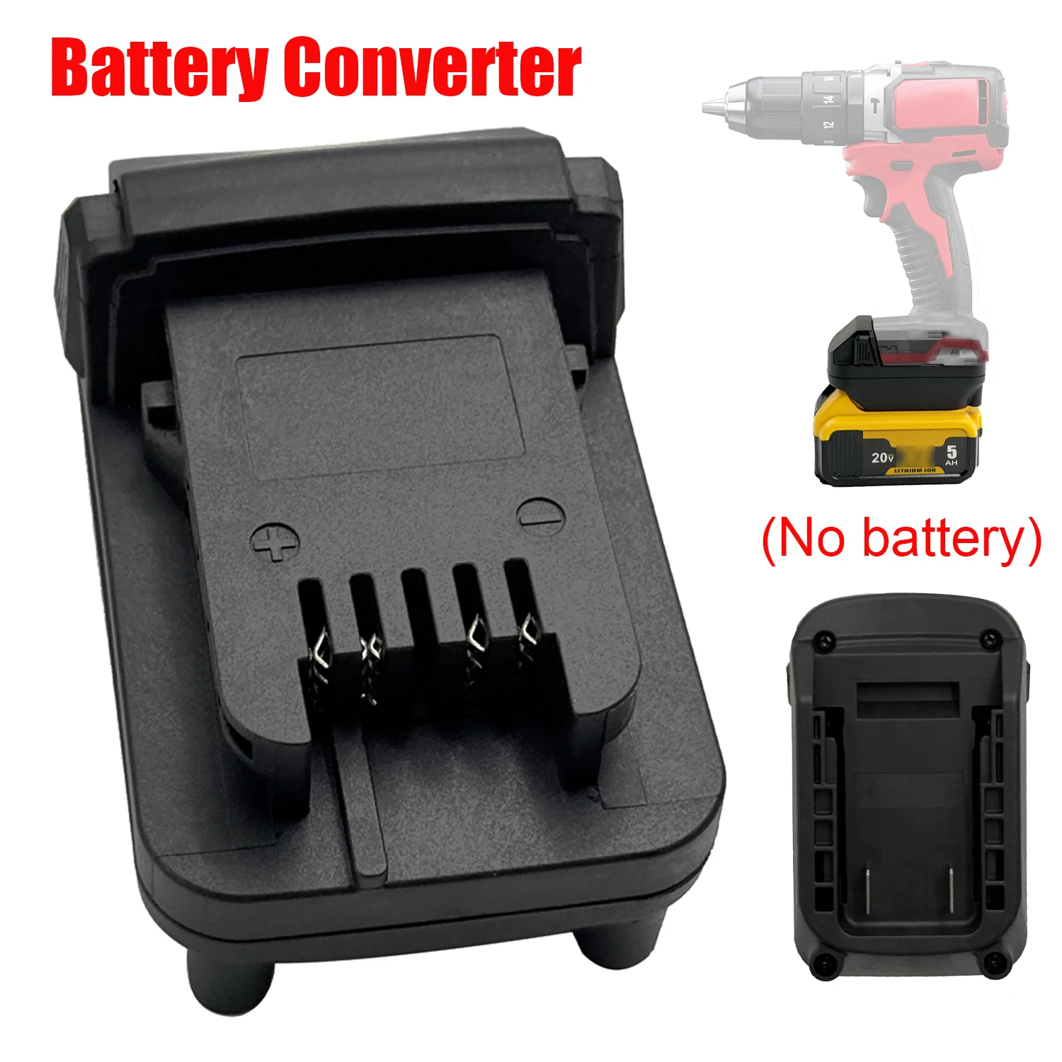 

Electric Power Tool Adapter Converter Battery Adapter for Dewalt to for Milwaukee 18V Li-ion Battery Adapter Power Tool