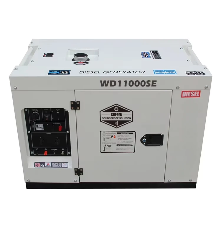 220V 50Hz/60Hz Super Air-cooled Super Silent Diesel Generator 10KW for sale