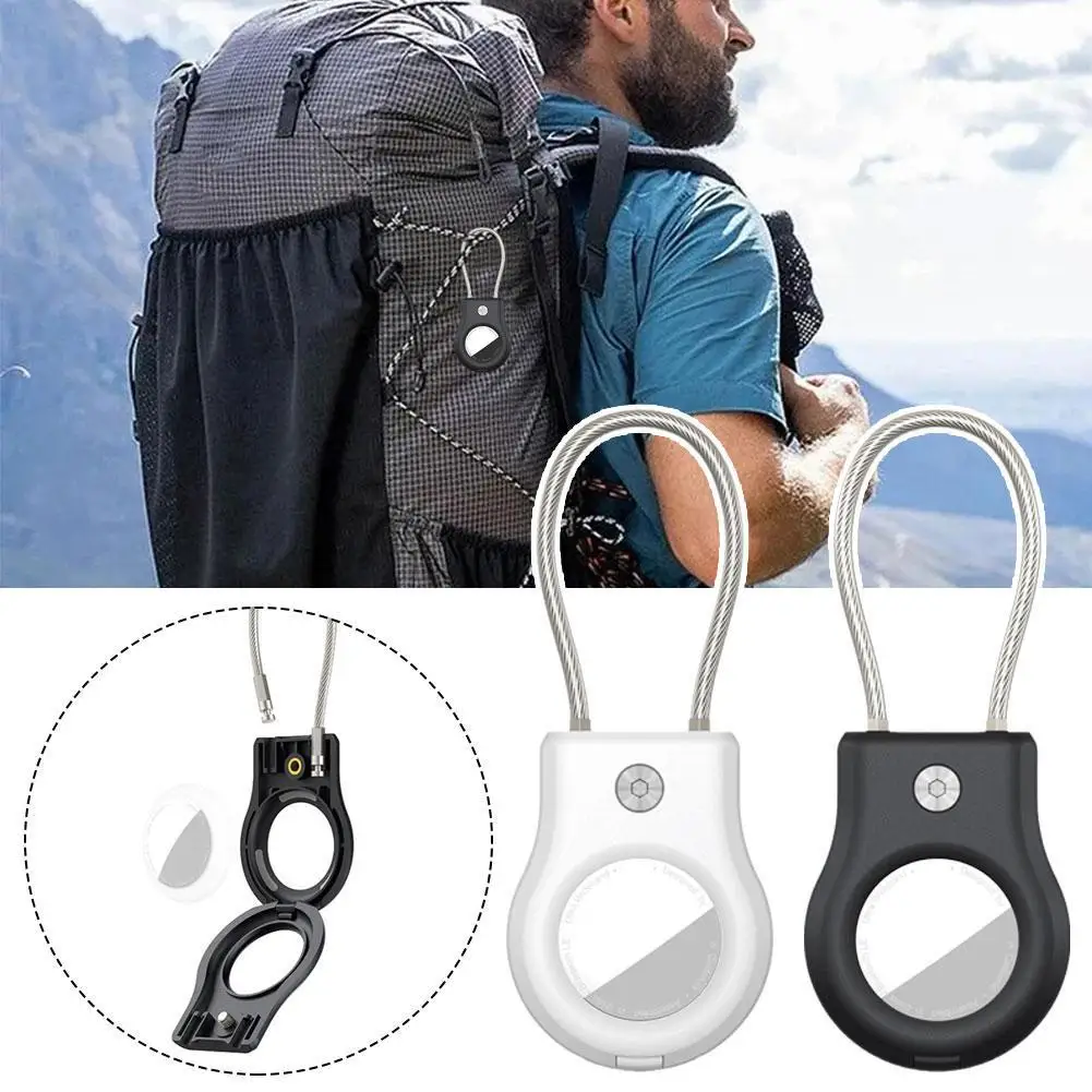 LLavero de silicona para Apple Airtag, cubierta protectora, carcasa de parachoques, accesorios de rastreador, llave de etiqueta de aire antiarañazos